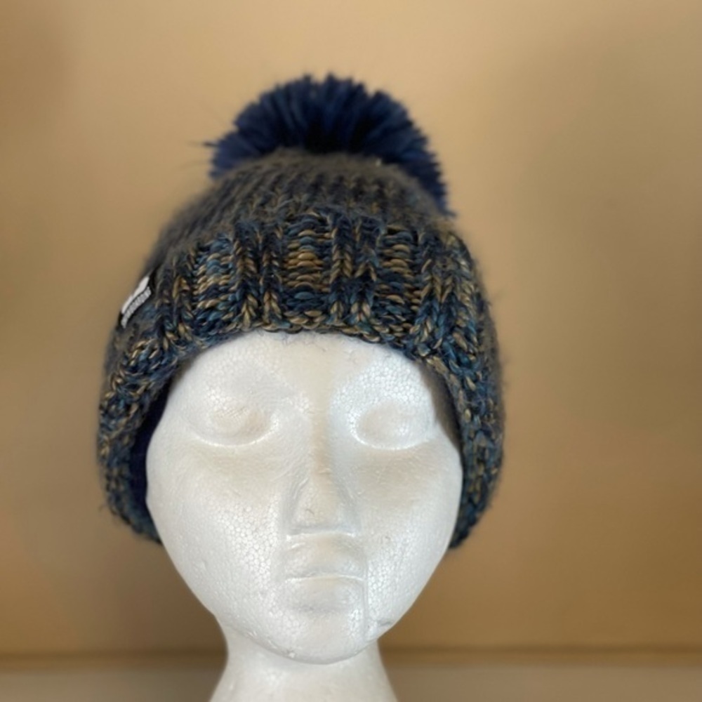 Burton Snowboarding Winter Pom Pom Beanie Hat - Picture 3 of 8